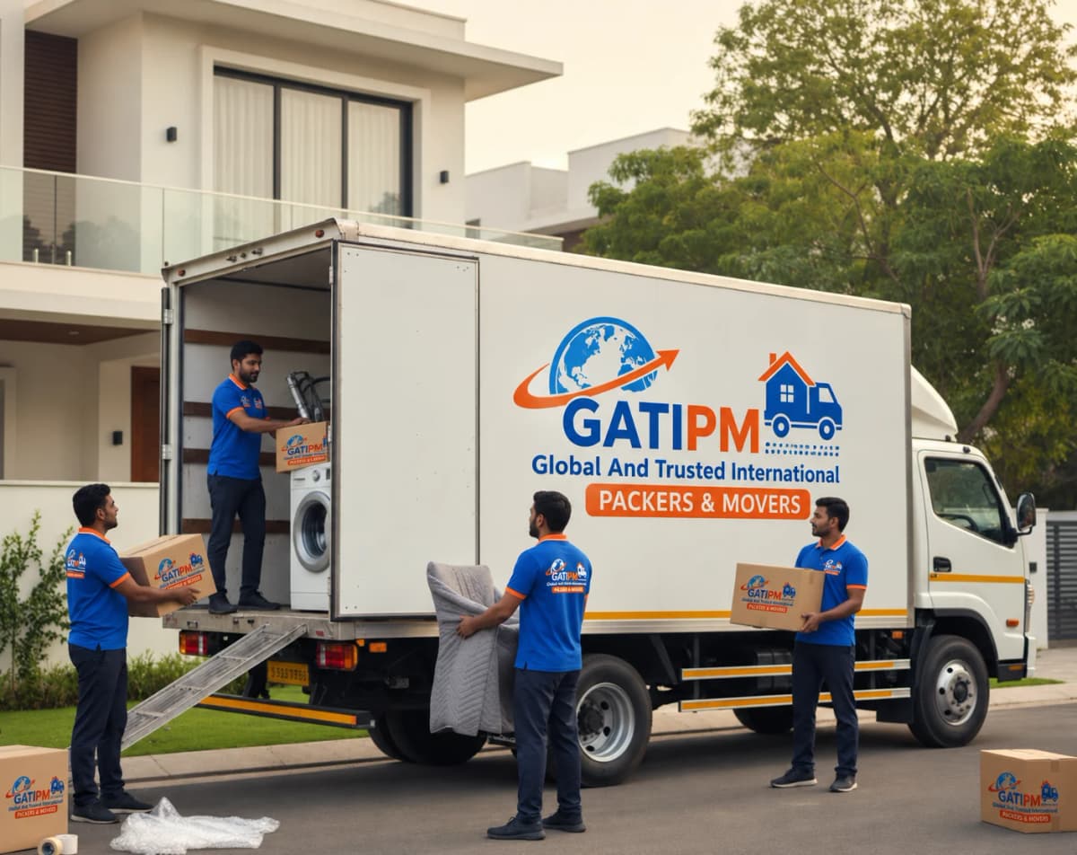 Gati Pack and Movers Moving Vehicle